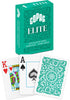 Copag Elite 100% Plastic Playing Cards, Poker Size (Standard) Jumbo Index Single Deck (Green)...