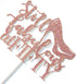 Rose Gold Still Fabulous at Fifty Cake Topper, Happy 50th Birthday Cake Topper, 50th Birthday Party Decoration...
