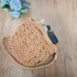 Summer Crossbody Bag Crochet Purse Women Handbag Beach Bag Knit Bag Shoulder Bag for Travel Vacation Khaki...