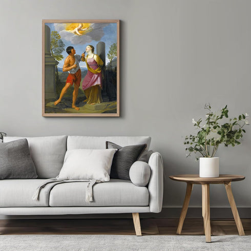 Posterizer 1 pcs-The Martyrdom of Saint Apollonia painting poster-Religious Posters-Gifts for Christians -Decor for Church, Sunday School Classroo...