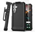 Encased Rugged Belt Case Designed for Samsung Galaxy S24 Plus Case with Holster Clip and Tempered Glass Screen Protector - Heavy Duty Protective C...