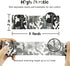 9 Rolls Self Adhesive Wrap Athletic Tape Gauze, Breathable Elastic Cohesive Bandage for Sports Injury & Pet (7 Pcs 2" x 5 Yards + 2 Pcs 1" X 5 Yar...