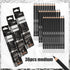 Geyoga 36 Pcs Professional Charcoal Pencils Soft,medium and Hard for Drawing Charcoal Pencils Drawing Set Drawing Pencils for Sketching Shading Dr...