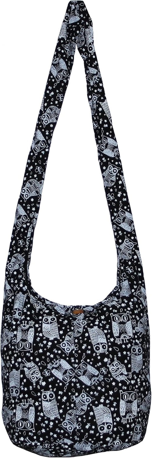 Bohemian Boho Hobo Hippie Shoulder Crossbody Bag Purse Tote Handbag 33"...