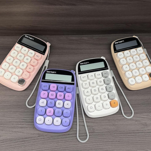 Calculators, Benkaim Desktop Calculator, Basic Standard Calculator, 10 Digit Large LCD Display Big Button Calculator, Cute Desk Accessories for Sc...