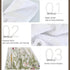 Flower Herbs Hand Towels Wild Plant Hanging Kitchen Dish Towels with Loop 2 PCS, Soft Super Absorbent Washcloth Fingertip Towel for Home Decor 12x...