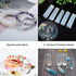 BRAVECOW 229Pcs DIY Jewelry Resin Casting Molds Silicone Epoxy Spoon Kit Craft Necklace Jewelry Pendant Making for Resin Crafts Beginners...