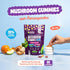 Ashwagandha & Lion's Mane Supplement Gummies - Comprehensive Mushroom Supplement for Cognitive & Immune Support, Vegan Blend with Reishi, Cordycep...
