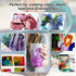 Alcohol Ink Set - 24 Vivid Colors, Concentrated Alcohol-Based Ink, Epoxy Resin Paint with Metallic Color Dye for Resin Coasters, Acrylic Painting,...