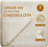Cheesecloth, 9 Square Feet Grade 100 Cheese Cloths for Straining Reusable, Washable, Lint Free and Ultra Fine Mesh Unbleached Pure Cotton Cheese C...