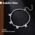 DoreenBow Dainty Layered Anklet Butterfly Initial Heart Evil Eye Ankle Bracelets for Women Rhinestone Simple Chain Anklet Gold Foot Anklet Summer ...