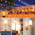 addlon LED Replacement Bulbs 2W S14 4 Pack Waterproof E26 Screw Base for Outdoor LED String Lights Shatterproof...