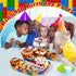 Mifoci 13.7" Building Block Party Cardboard Number for Charcuterie Bricks Birthday Party Fillable Paper Mache Chocolate Candy Decorative Gift Box ...