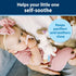 Dr. Brown's Baby Lovey Pacifier and Teether Holder, Deer with Pink HappyPaci, 100% Silicone, 0-6m (Packaging May Vary)...