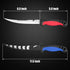 2 pcs Fishing Fillet Knife Set Stainless Steel 6.5 Inch Pro Fish Knife for Filleting, Fishing Gear, Fishing Tool Set, Fishing Sccessories Gifts fo...