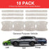 BOHISEN 10pcs Car Rhinestone Bling Door Handle Reflective Trim Stickers Universal Side Rear View Mirror Safety Scratch Resistant Protector Cover f...