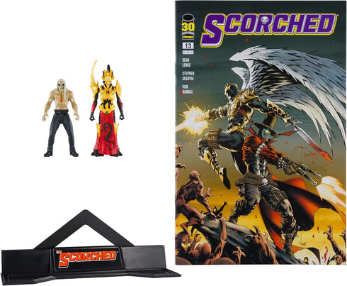 McFarlane Toys - Spawn Page Punchers 2pk Freak and Mandarin Spawn 3in Action Figures with Comic...