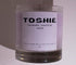 Purple Rain| Lavender and Vanilla Organic Essential Oils, Highly Scented Hand Poured Soy Candles For Home | 8oz Clear Jar, 40 Hour Burn Time, Made...