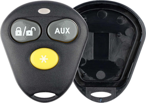 KeylessOption Keyless Entry Remote Control Starter Car Key Fob Case Shell Outer Cover 2 Button Pads for Viper Aftermarket Alarm...