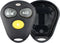 KeylessOption Keyless Entry Remote Control Starter Car Key Fob Case Shell Outer Cover 2 Button Pads for Viper Aftermarket Alarm...