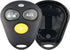 KeylessOption Keyless Entry Remote Control Starter Car Key Fob Case Shell Outer Cover 2 Button Pads for Viper Aftermarket Alarm...