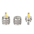 PL-259 UHF Male Plug Crimp Coax Connector Adapter for RG58 LMR195 3D-FB RG142 KSR195 RG400 Cable (Pack of 5)...