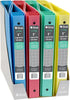 C-Line 3-Ring Poly Binder with Inner Pocket, Letter Size, 1-Inch Capacity, Color May Vary, 1 Binder (31710)...