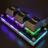 Mini 3-Key Cut Copy Paste Keyboard Ctrl X C V Shortcut One Handed Keyboard RGB Macro Pad Gaming Mechanical Keyboard OSU Keypad Programmable Keyboa...