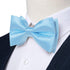 DiBanGu Mens Satin Pre-tied Bowtie Shiny Solid Bow Tie and Pocket Square Cufflinks Lapel Pin Set for Tuxedo Wedding Party...