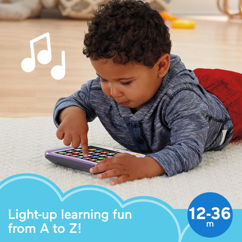 Fisher-Price Laugh & Learn Toddler Learning Toy Smart Stages Tablet Pretend Computer with Music & Lights for Ages 1+ Years...