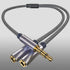 Ruaeoda Headphone Splitter 3.5mm Splitter Audio Stereo Y AUX Splitter Extension Cable Male to Female Dual Headphone Jack Adapter for Earphone Head...