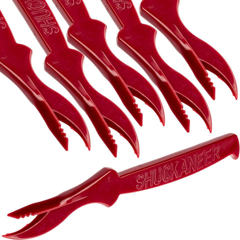 Ultra Durable, Super Easy Seafood Sheller 6Pk. Serrated Knife Perfect for Cracking Lobster, Crab, Crawfish or Deveining Shrimp. BPA Free, Portable...