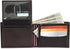 Tommy Hilfiger Men's Leather Wallet - Thin Sleek Casual Bifold with 6 Credit Card Pockets and Removable ID Window, British Brown...