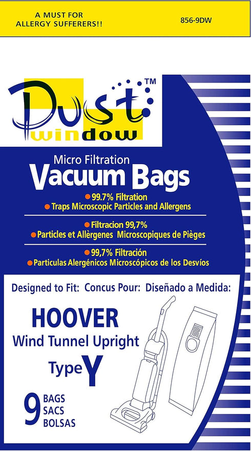 EnviroCare Replacement Micro Filtration Vacuum Bags Made to Fit Hoover Windtunnel Upright Type Y 9 pack...
