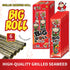 Big Roll Grilled Seaweed Snacks by Tao Kae Noi, Spicy Flavor Grilled Seaweed Rolls, Healthy Nori Sheet Rolls for Kids and Adults, Nori Snacks, 6 p...