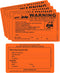 Parking Violation Sticker - Vehicle Illegally Parked Tow Notice - Parking Violation Notice - No Parking Warning Stickers - 5.5 x 7.5 Hard to Remov...