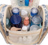 Narwey Hanging Toiletry Bag Women Travel Makeup Bag Organizer Toiletries Bag for Travel Size Essentials Accessories Cosmetics (Medium, Blue Leaf-1...