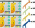 EcoFrenzy Kids Floss Picks 200 Count (4 Packs of 50 Flossers) - Biodegradable Cornstarch - Strawberry Flavored...