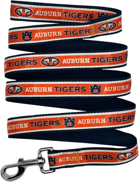 Pets First Collegiate Pet Accessories, Dog Leash, Auburn Tigers, Large...