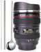 Camera Lens Coffee Mugs,Stainless Steel Camera Lens Cups,Unique Gift Idea for Photographers,Novelty Coffee Mugs for Home Supplies,Men,Women,Christ...