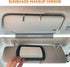 Car Sun Visor Vanity Mirror, Universal Car Vanity Mirror, Clip-on Rear View Sun-Shading Cosmetic Mirror, Rear View Sun-Shading Travel Cosmetic Mir...