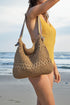 Raffia Bag Cute Straw Summer Beach Tote Crossbody Bags for Women Wicker Rattan Basket Hobo Aesthetic Purse Girls Cute Travel Large Woven Beach Bag...