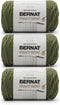 Bernat Macrame Olive Yarn - 3 Pack of 250g/8.8oz - Cotton - #6 Super Bulky - Knitting, Crocheting & Crafts......