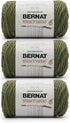 Bernat Macrame Olive Yarn - 3 Pack of 250g/8.8oz - Cotton - #6 Super Bulky - Knitting, Crocheting & Crafts......