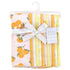 Hudson Baby Unisex Baby Cotton Flannel Burp Cloths Bundle, Citrus Orange, One Size...