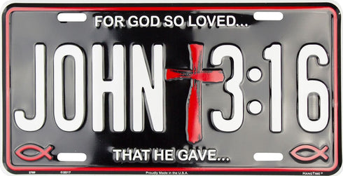John 3:16 Religious License Plate...