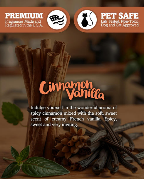 Shortie's Candle Company Cinnamon Vanilla Wax Melts Multi Pack - Formula 117-2 Highly Scented 3 Oz. Bars (6 Oz. Total) - Made with Natural Oils - ...