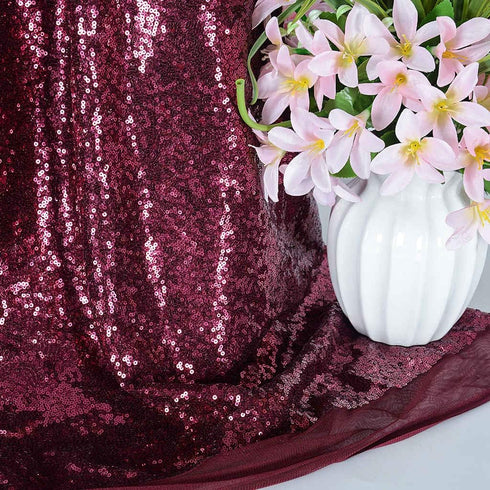 DUOBAO Sequin Fabric by The Yard Sparkly Fabric Wine Fabric for Sewing Sequence Material Fabric Little Mermaid Fabric Sequin Fabric Quilting Fabri...