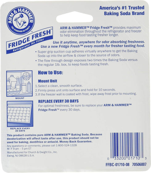Arm & Hammer Fridge Fresh Refrigerator, 1 Count (Pack of 2)...