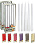 BOLSIUS 20 Count Unscented 10 Inch White Household Taper Candles - 8 Hours Burning Time - Premium European Quality - Smokeless Dripless Candlestic...